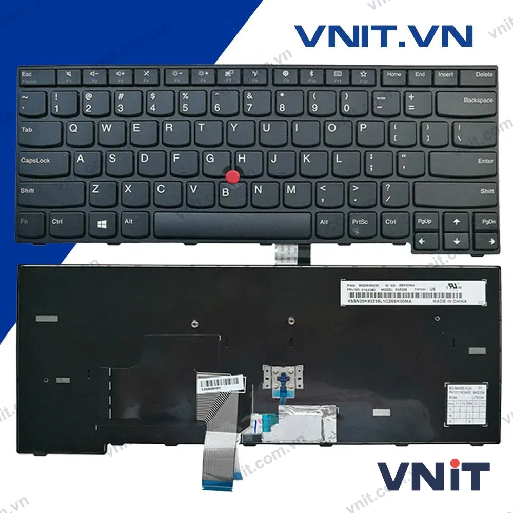 Bàn phím Lenovo Thinkpad E470, E475 (Phím có Chuột )