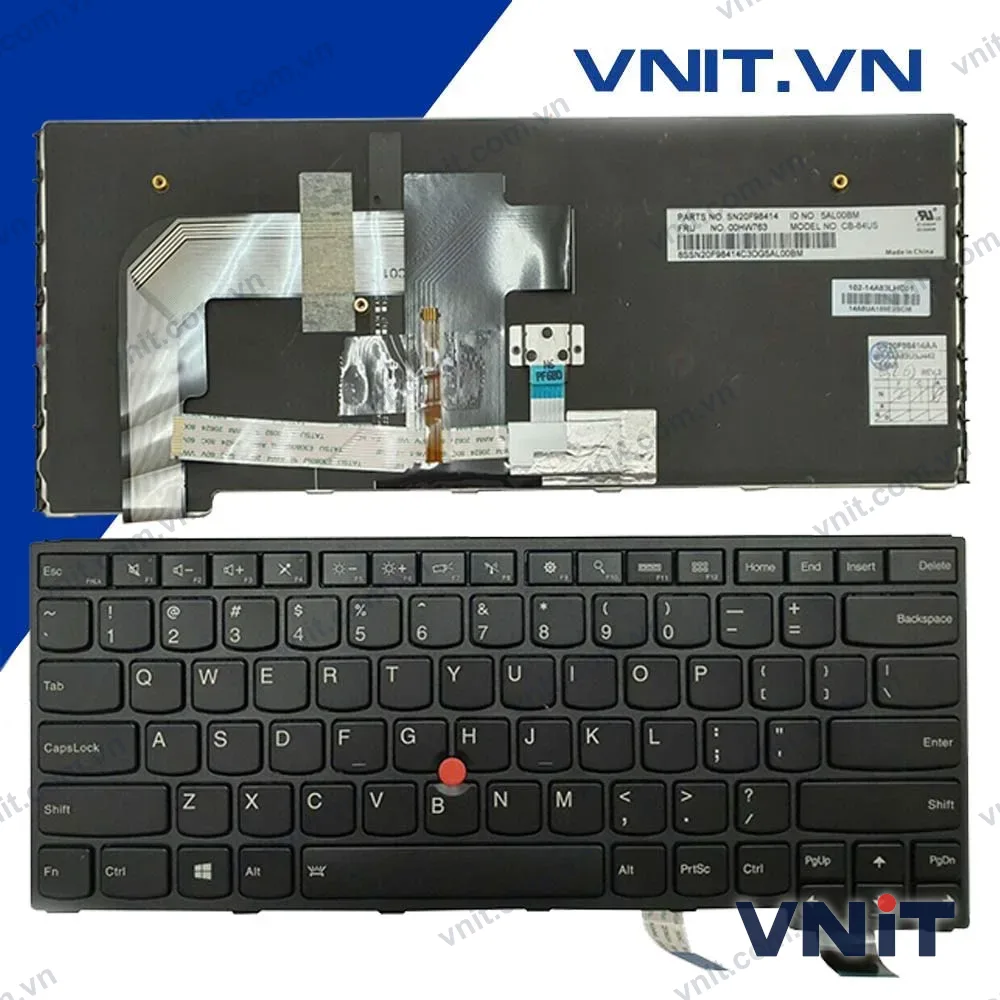 Bàn phím Lenovo Yoga 460 (Có Đèn) - Backlit Keyboard Lenovo Yoga 460