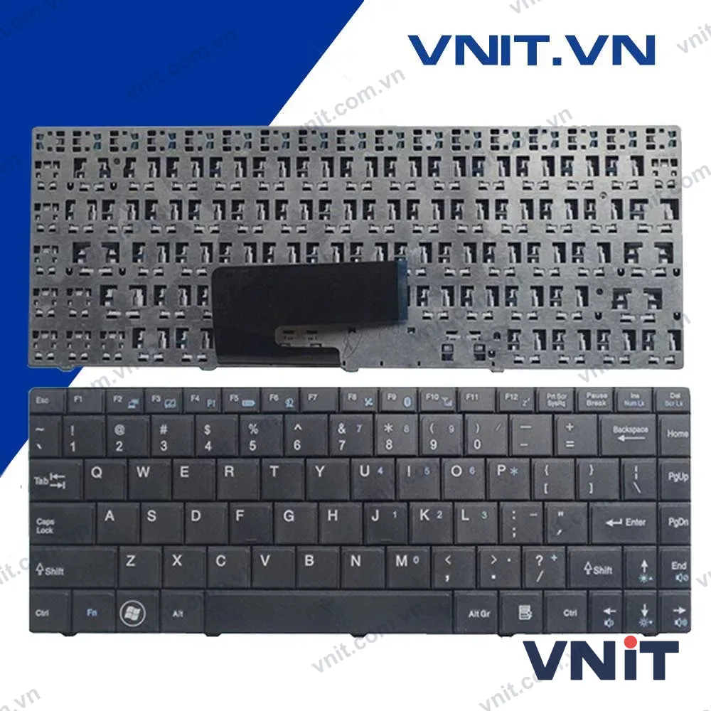 Bàn phím MSI CR400, X320, X340, X300, EX460, ULV723, U200, U340, X400 Màu Đen