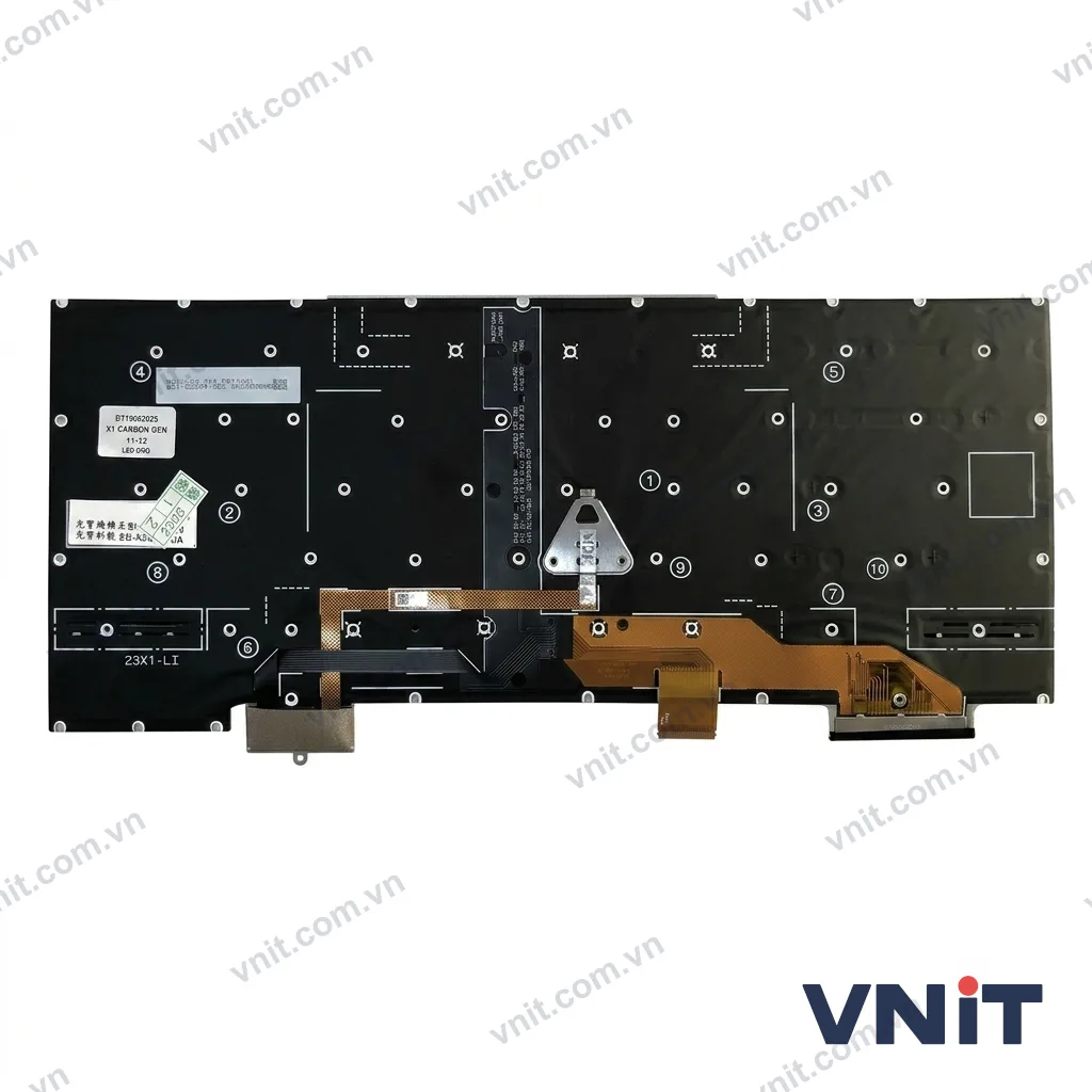 Bàn phím Laptop Lenovo ThinkPad X1 Carbon Gen 12 (có LED) - ảnh 3