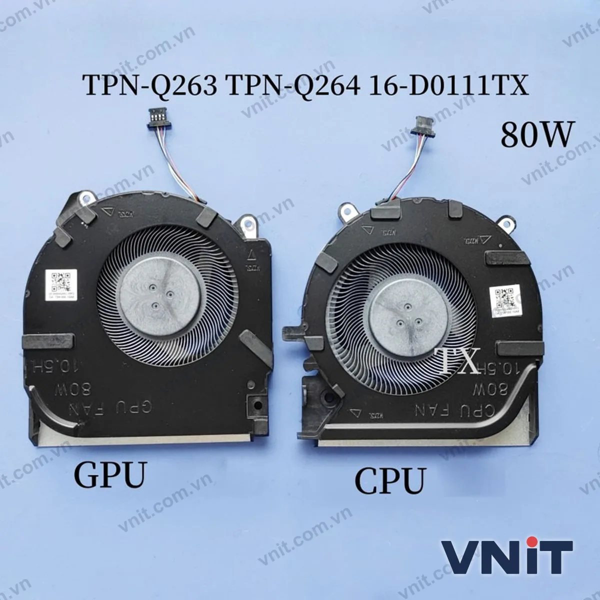 Bộ Quạt tản nhiệt CPU GPU laptop HP Victus 16-e1104ax e1105ax e1106ax e1107ax d1187tx d1191tx d1193tx