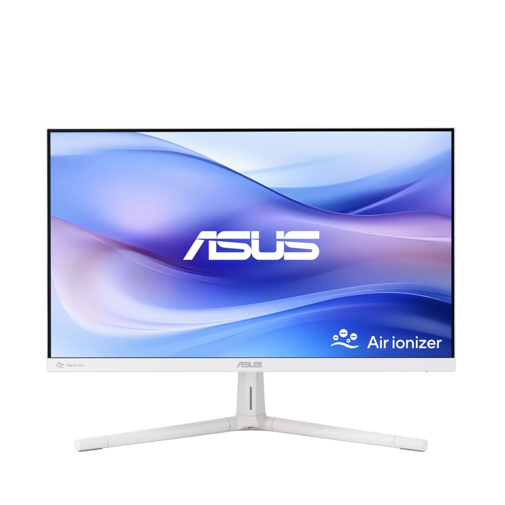 Asus VU249HFI-W thiết kế màu trắng và cổng kết nối