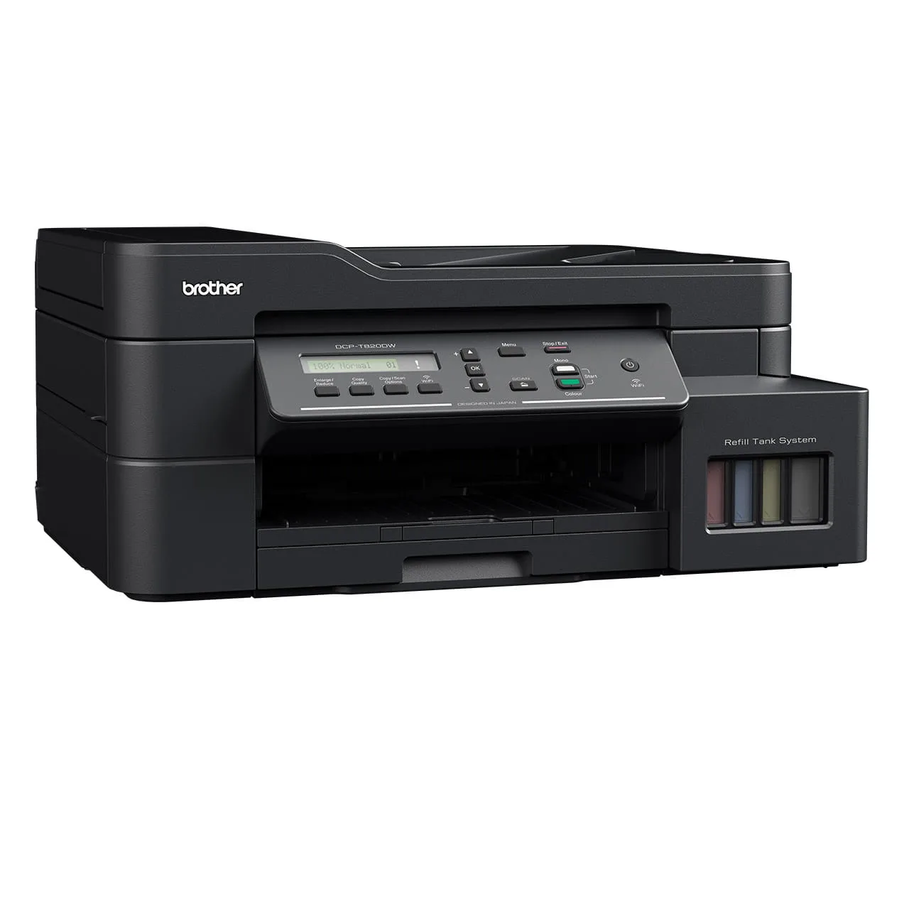Máy in phun màu đa năng Brother DCP-T820DW (In 2 mặt, Scan, Copy, ADF, LAN, WiFi) - ảnh 2