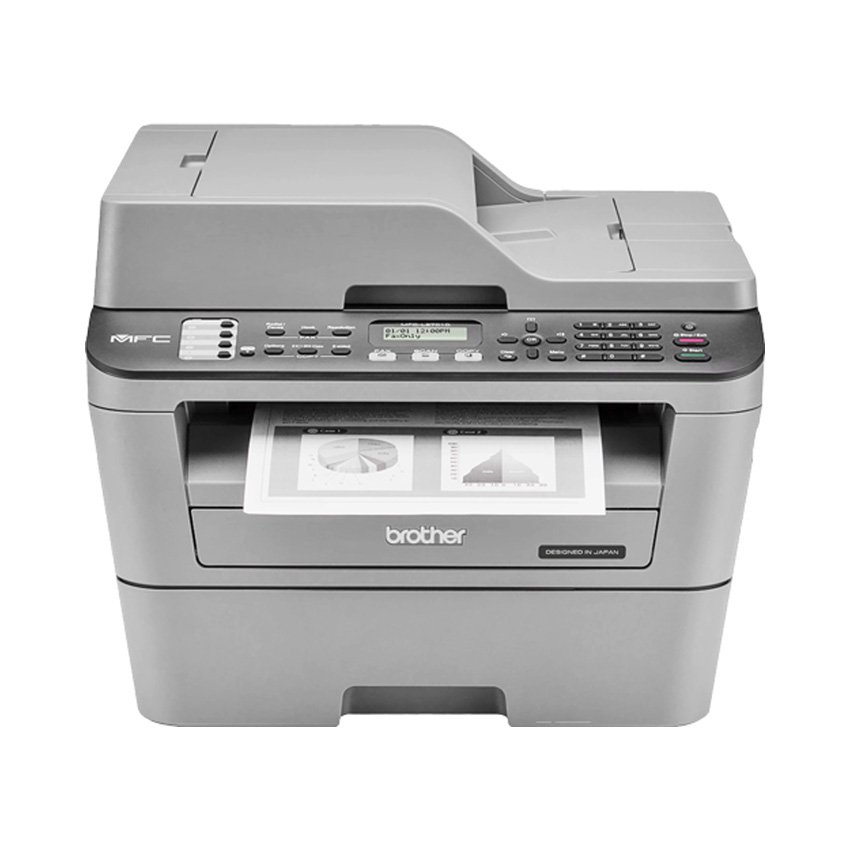 Máy in laser đa năng Brother MFC-L2701D mặt trước