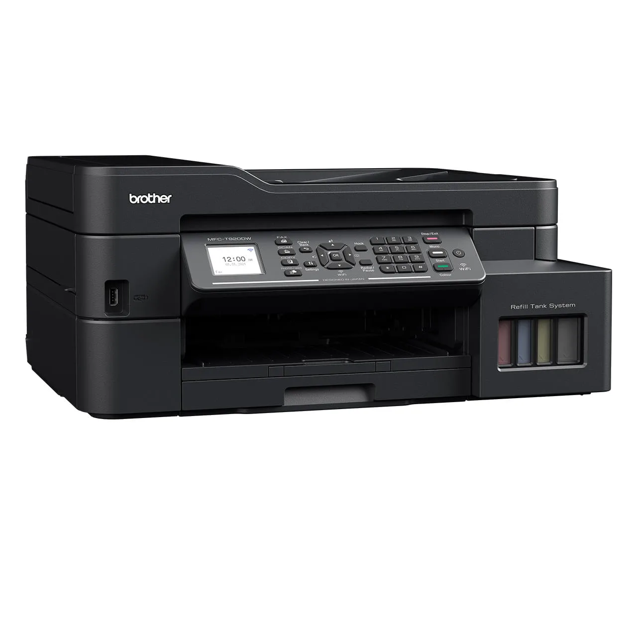 Máy in phun màu đa năng Brother MFC-T920DW (In 2 mặt, Scan, Copy, Fax, ADF, LAN, WiFi) - ảnh 2