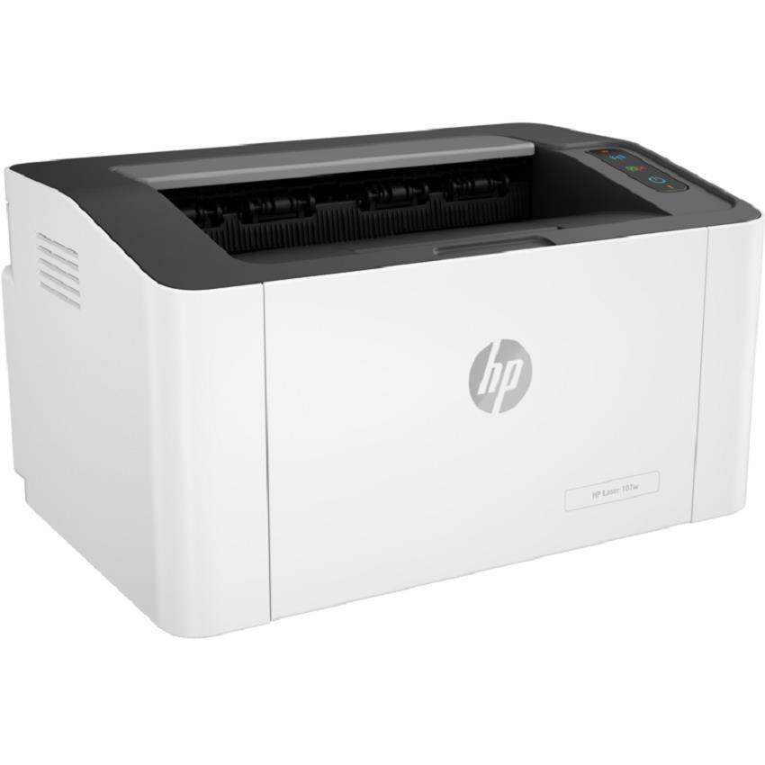 HP Laser 107w thiết kế gọn gàng