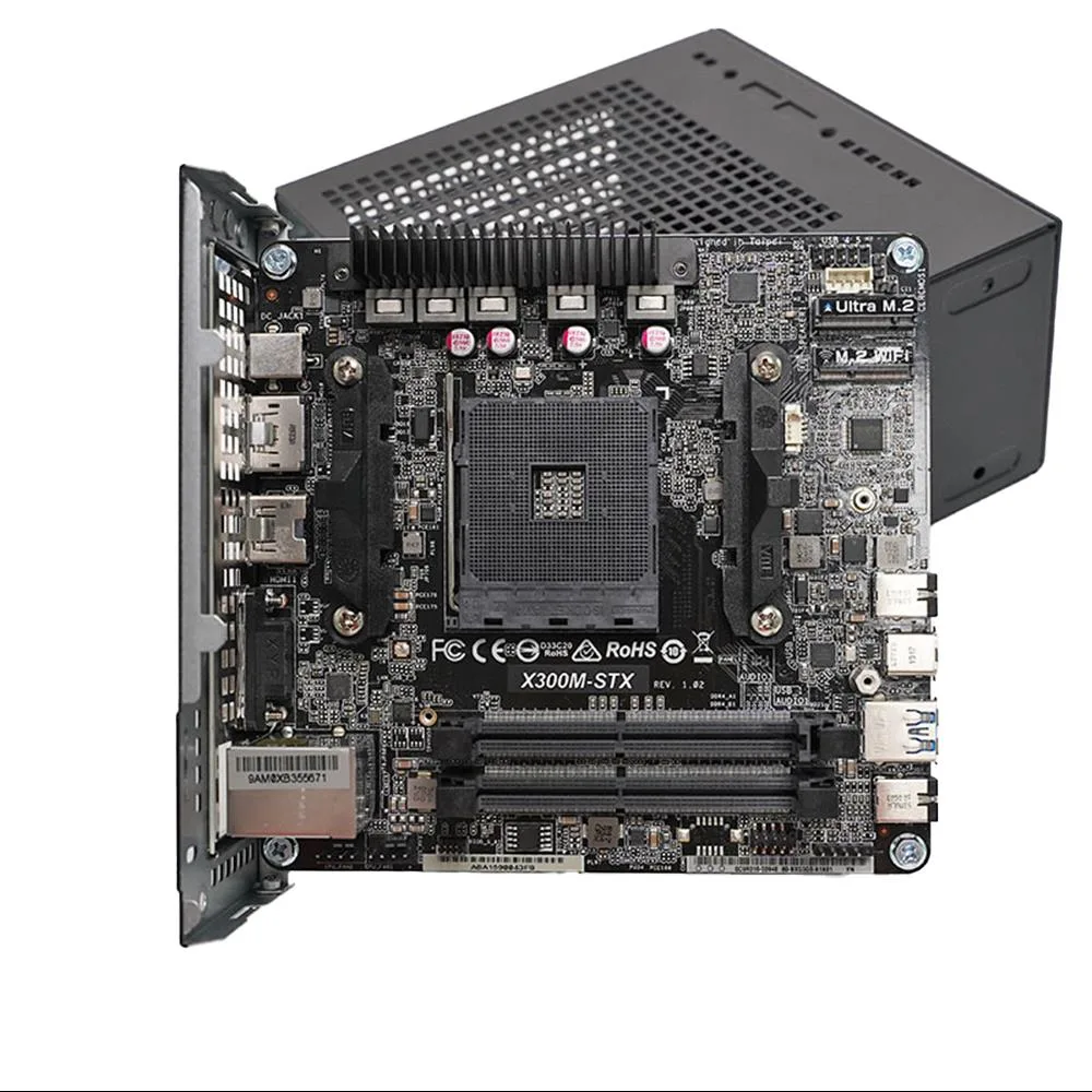 Máy tính Mini PC ASRock DeskMini X300 ST-AX35500GT (Ryzen 5 5500GT, RAM DDR4, SSD 500GB, Win 11) - ảnh 3