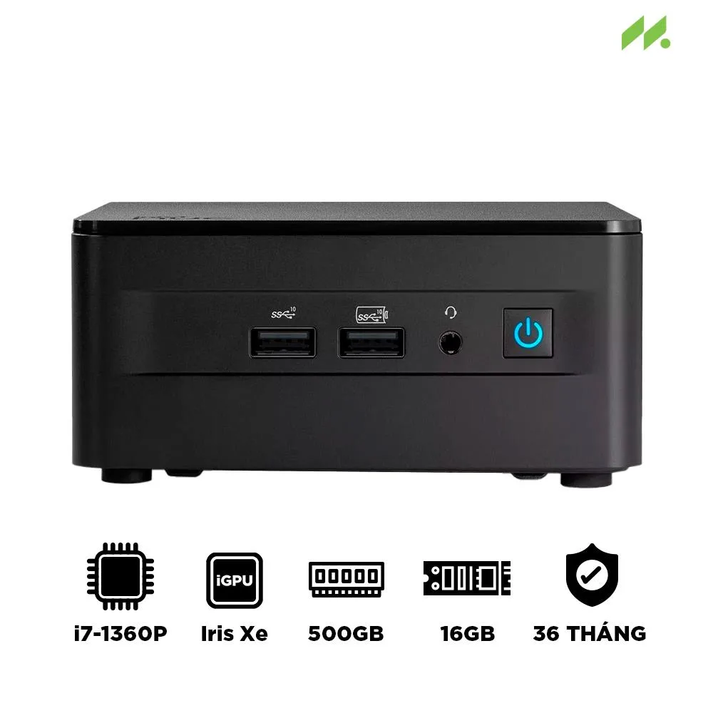Máy tính Mini PC ASUS NUC 13 Pro Arena Canyon (Intel Core i7-1360P) - ảnh 3