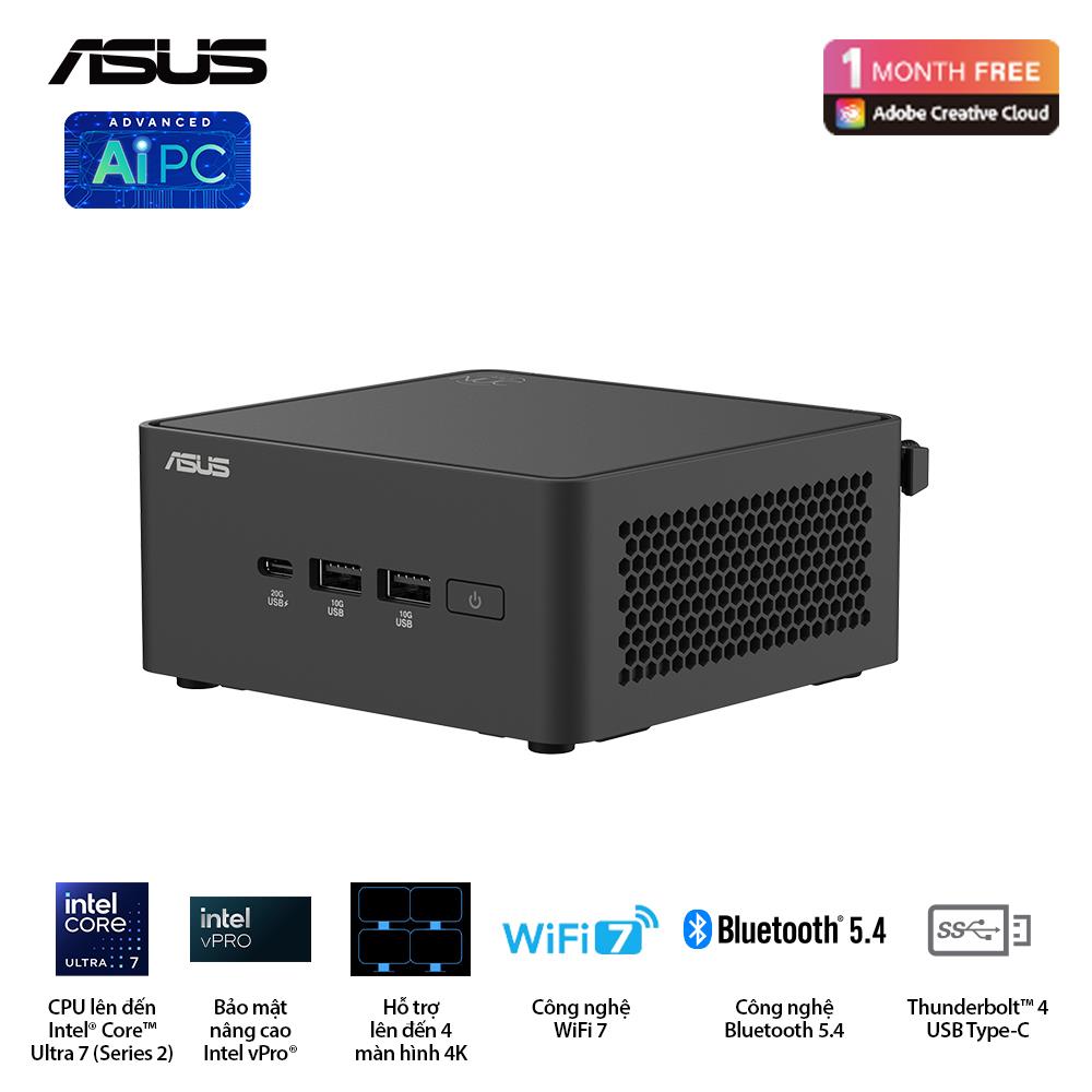 ASUS NUC 15 Pro Tall Ultra 5 góc nghiêng