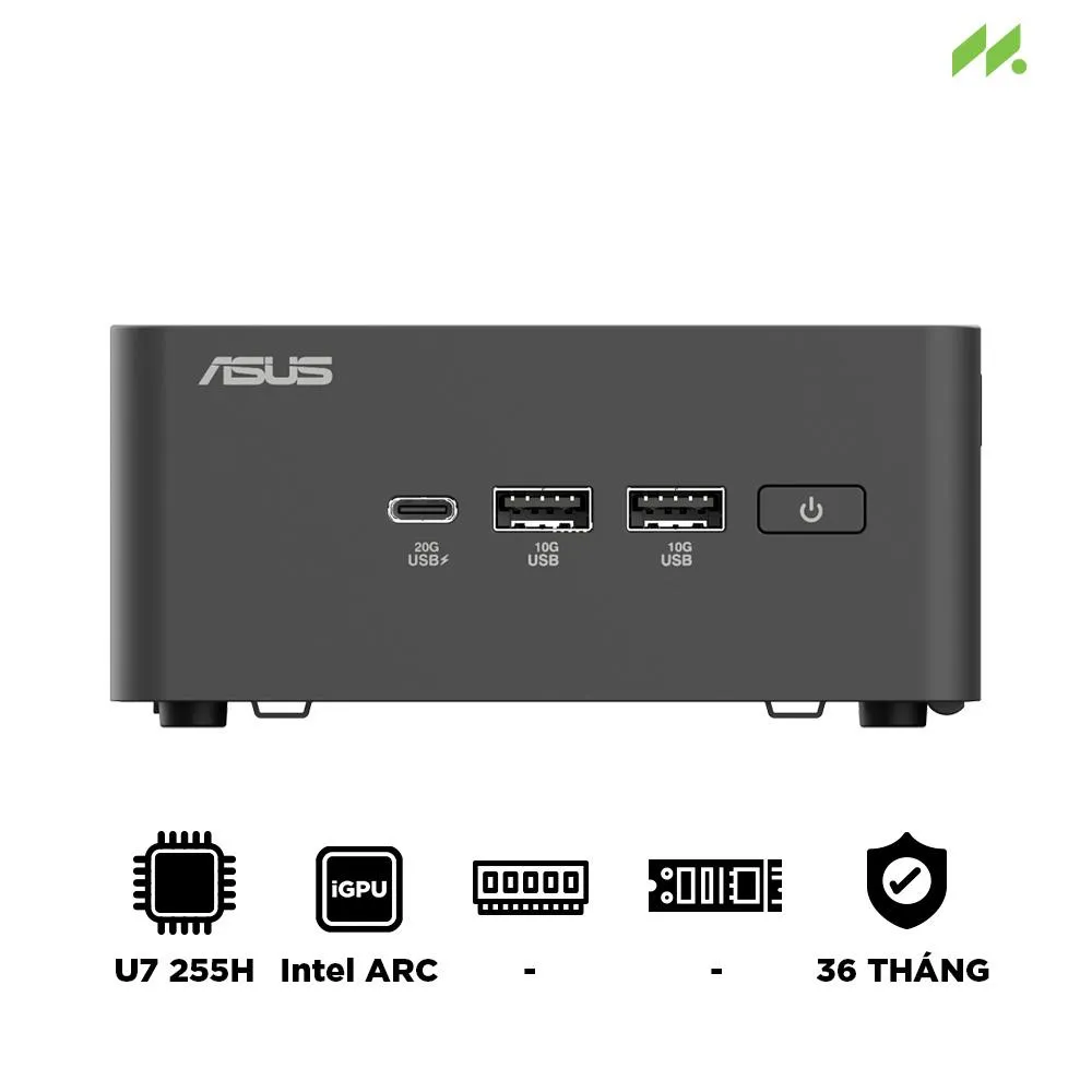 Máy tính Mini PC ASUS NUC 15 Pro Tall (Ultra 7 255H)