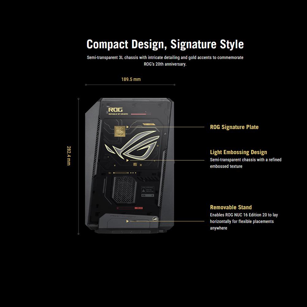ASUS ROG NUC 16 Edition 20 cổng kết nối