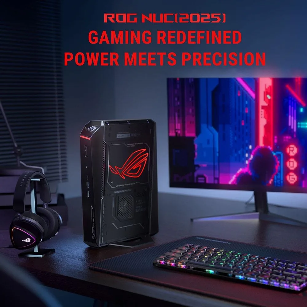 Máy tính Mini PC ASUS ROG NUC (Core Ultra 9 275HX, RTX 5070 Ti 12GB) - ảnh 2