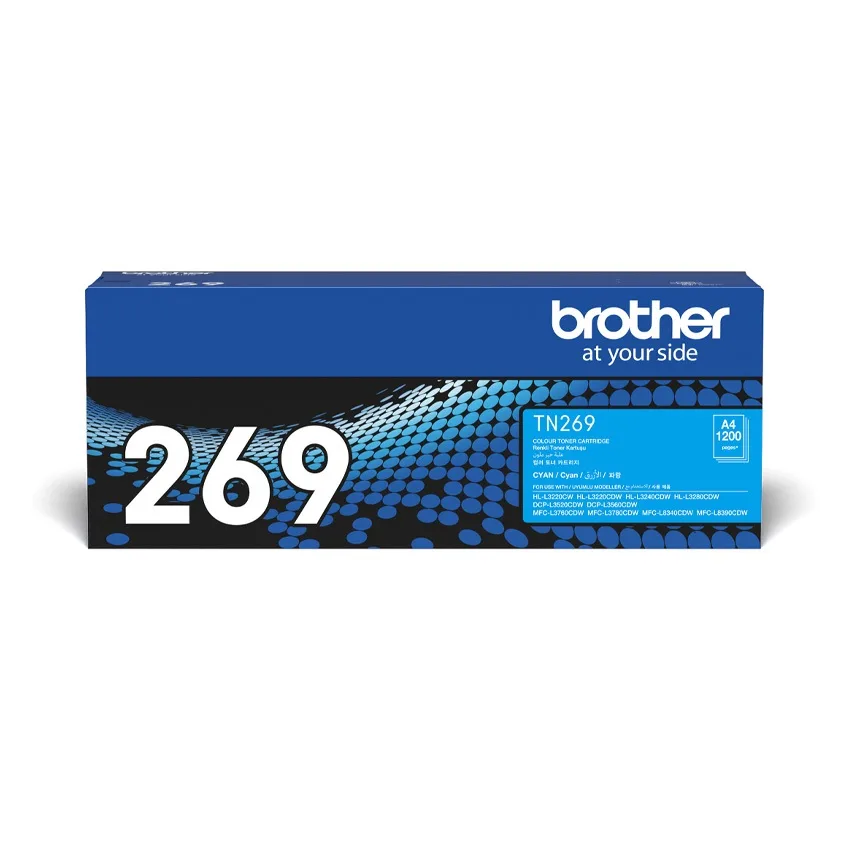 Mực in Brother TN269C Cyan Standard Yield Toner Cartridge (TN269C)