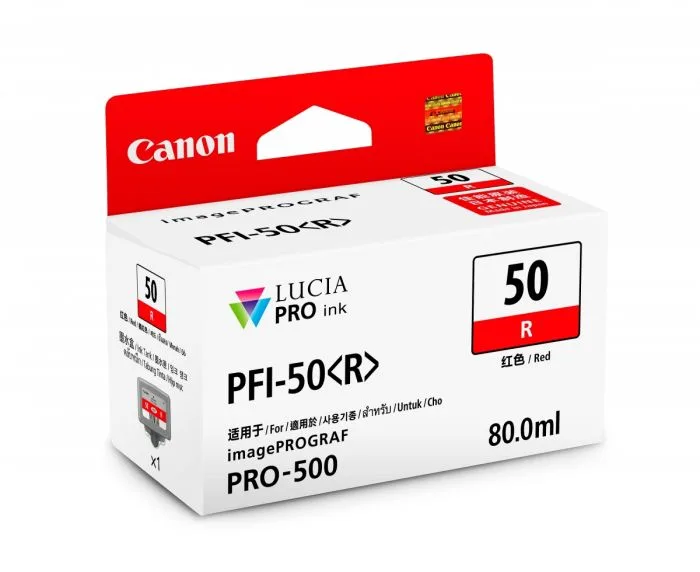 Mực in Canon PFI-50 Red Ink Tank (0542C001AA)