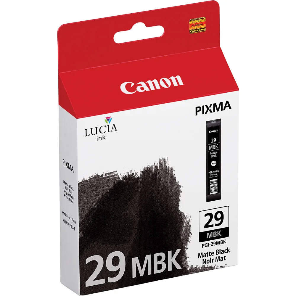 Mực in Canon PGI-29 Photo Black Ink Tank chính hãng dùng cho máy in Canon PIXMA PRO-1 (4869B003AA)