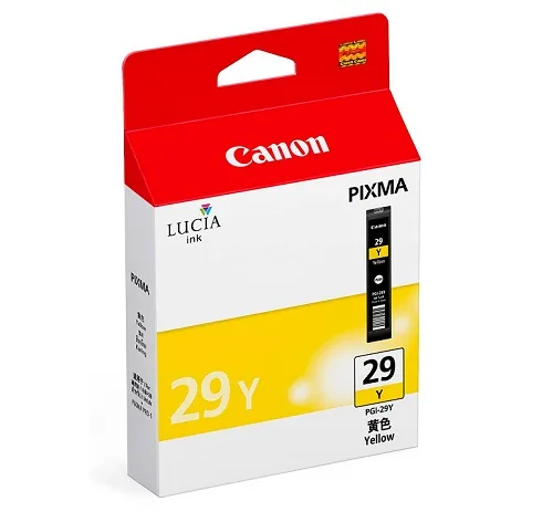 Mực in Canon PGI-29 Yellow Ink Tank chính hãng dùng cho máy in Canon PIXMA PRO-1 (4875B003AA)