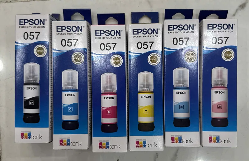 Mực in Epson 057 Yellow ink Bottle (C13T09D400)