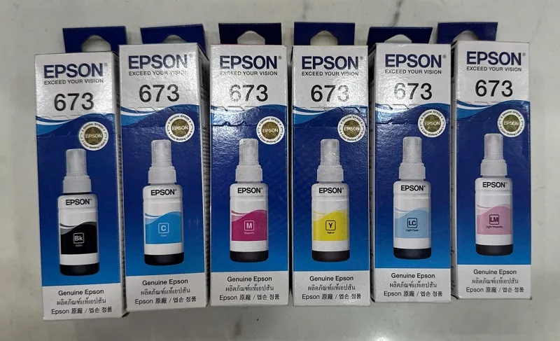 Mực in Epson T673 Cyan Ink Bottle (C13T673200)