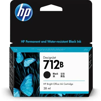 Mực in HP 712B 38-ml Black DesignJet Ink Cartridge (3ED28A)