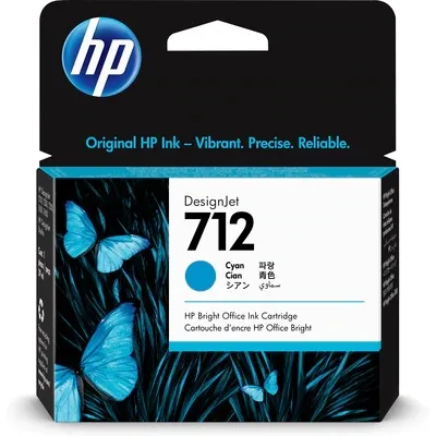 Mực in HP 712 29ml Cyan DesignJet Ink Cartridge (3ED67A)