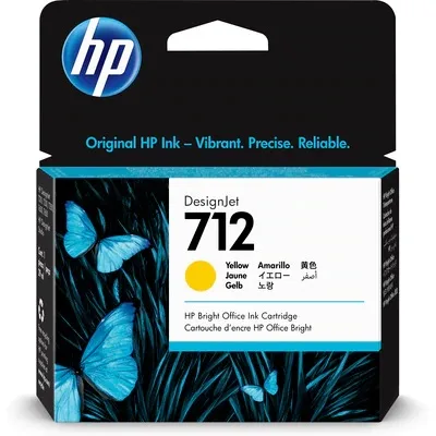 Mực in HP 712 29ml Yellow DesignJet Ink Cartridge (3ED69A)