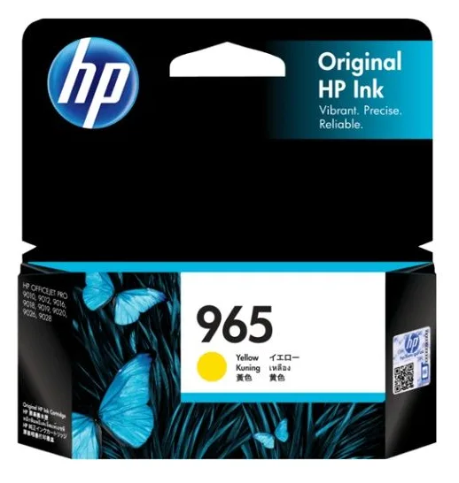 Mực in HP 965 Yellow Original Ink Cartridge (3JA79AA)