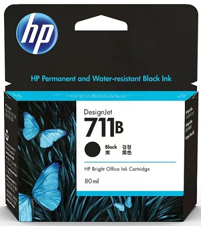 Mực in HP 711B 80 ml Black Ink Cartridge (3WX01A)