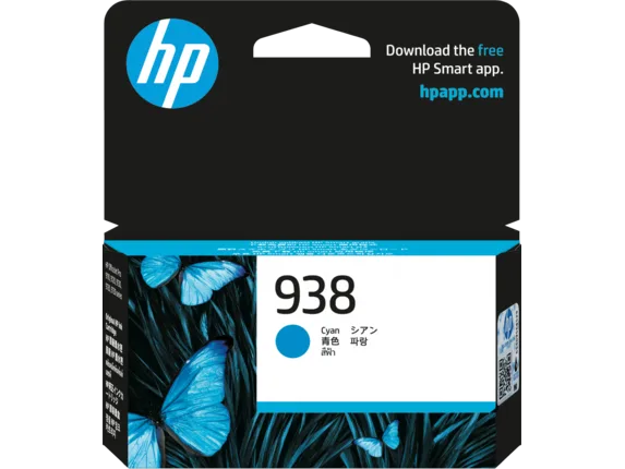 Mực in HP 938C Cyan Original Ink Cartridge (4S6X5PA)