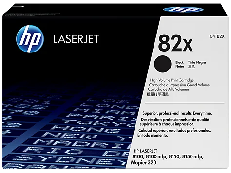Mực in HP 82X High Yield Black Original LaserJet Toner Cartridge (C4182X)