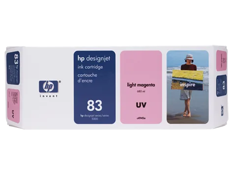 Mực in HP 83 680-ml Light Magenta DesignJet UV Ink Cartridge (C4945A)