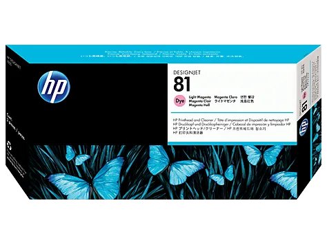 Mực in HP 81 Light Magenta DesignJet Dye Printhead and Printhead Cleaner (C4955A)