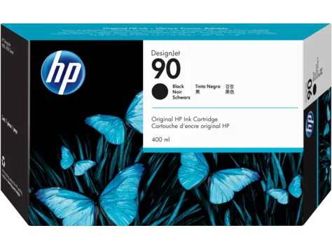 Mực in HP 90 400-ml Black DesignJet Ink Cartridge (C5058A)