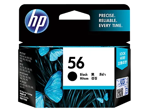 Mực in HP 56 Black Original Ink Cartridge (C6656AA)