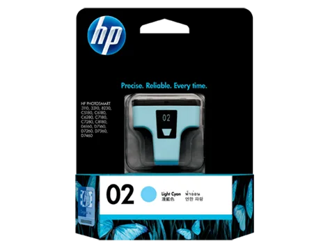 Mực in HP 02 Light Cyan Original Ink Cartridge (C8774WA)