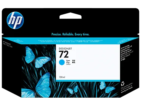 Mực in HP 72 130-ml Cyan DesignJet Ink Cartridge (C9371A)