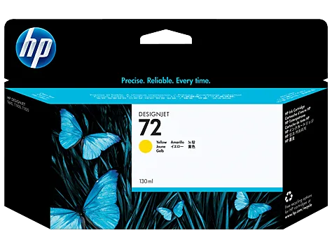 Mực in HP 72 130-ml Yellow DesignJet Ink Cartridge(C9373A)