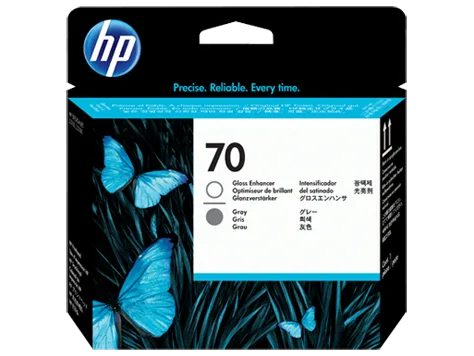 Mực in HP 70 Gloss Enhancer and Gray DesignJet Printhead (C9410A)