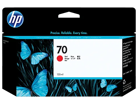 Mực in HP 70 130-ml Red DesignJet Ink Cartridge (C9456A)