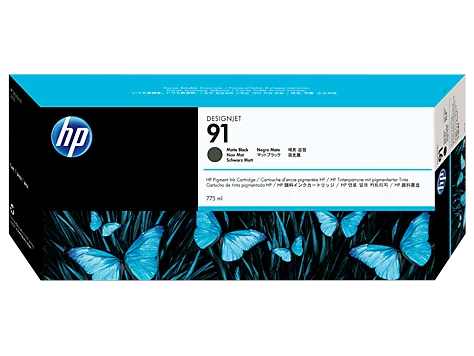 Mực in HP 91 775-ml Matte Black DesignJet Pigment Ink Cartridge (C9464A)