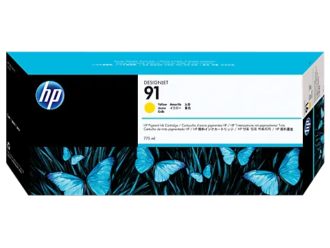 Mực in HP 91 775-ml Pigment Yellow Ink Cartridge (C9469A)