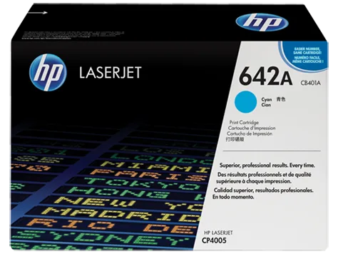 Mực in HP 642A Cyan Original LaserJet Toner Cartridge (CB401A)