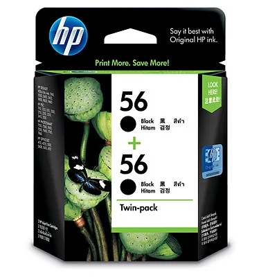 Mực in HP 56 2-pack Black Original Ink Cartridges (CC620AA)