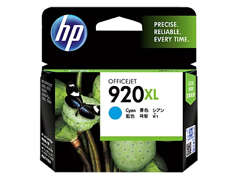 Mực in HP 920XL High Yield Cyan Original Ink Cartridge(CD972AA)