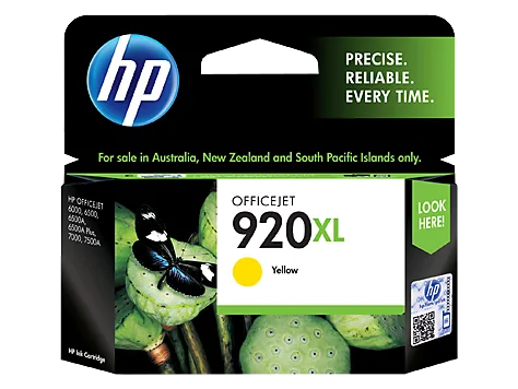 Mực in HP 920XL High Yield Yellow Original Ink Cartridge(CD974AA)