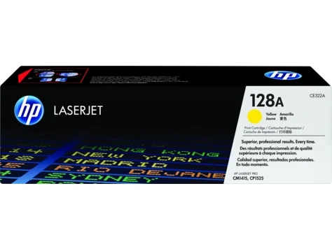 Mực in HP 128A Yellow Original LaserJet Toner Cartridge (CE322A)