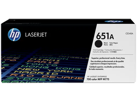 Mực in HP 651A Black Original LaserJet Toner Cartridge (CE340A)