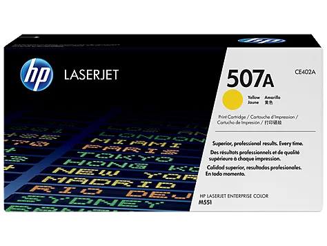 Mực in HP 507A Yellow Original LaserJet Toner Cartridge (CE402A)