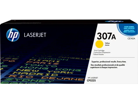 Mực in HP 307A Yellow Original LaserJet Toner Cartridge (CE742A)