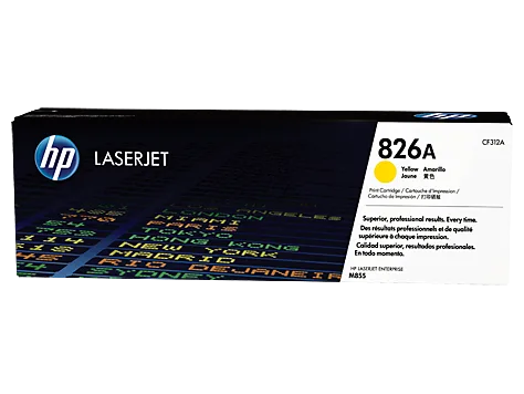 Mực in HP 826A Yellow Original LaserJet Toner Cartridge (CF312A)