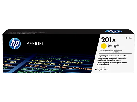 Mực in HP 201A Yellow Original LaserJet Toner Cartridge (CF402A) – Hộp mực LaserJet màu vàng chính hãng
